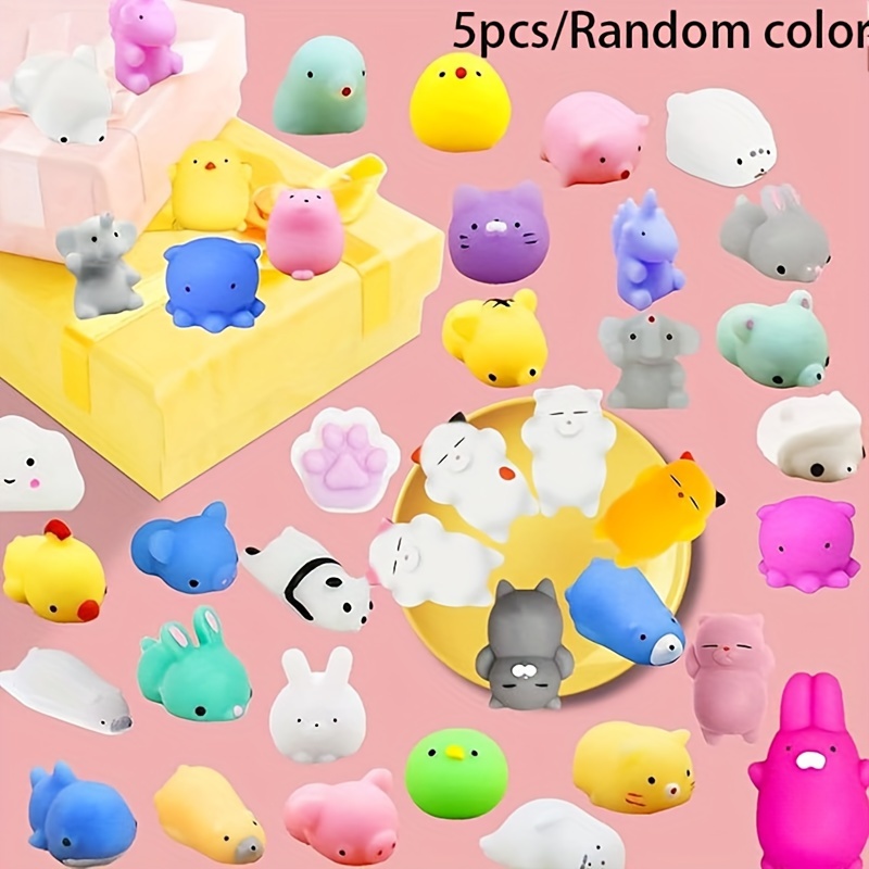 30 Pcs Mochi Squishy Toys Party Favors For Kids Kawaii Mini Squishy Animal  Squishies Stress Relief Toys Cat Panda Squishy Squeeze Toys Birthday Stocki