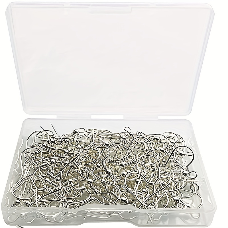 925 Sterling Silver Earring Hooks 150 PCS/75 Pairs,Ear Wires Fish