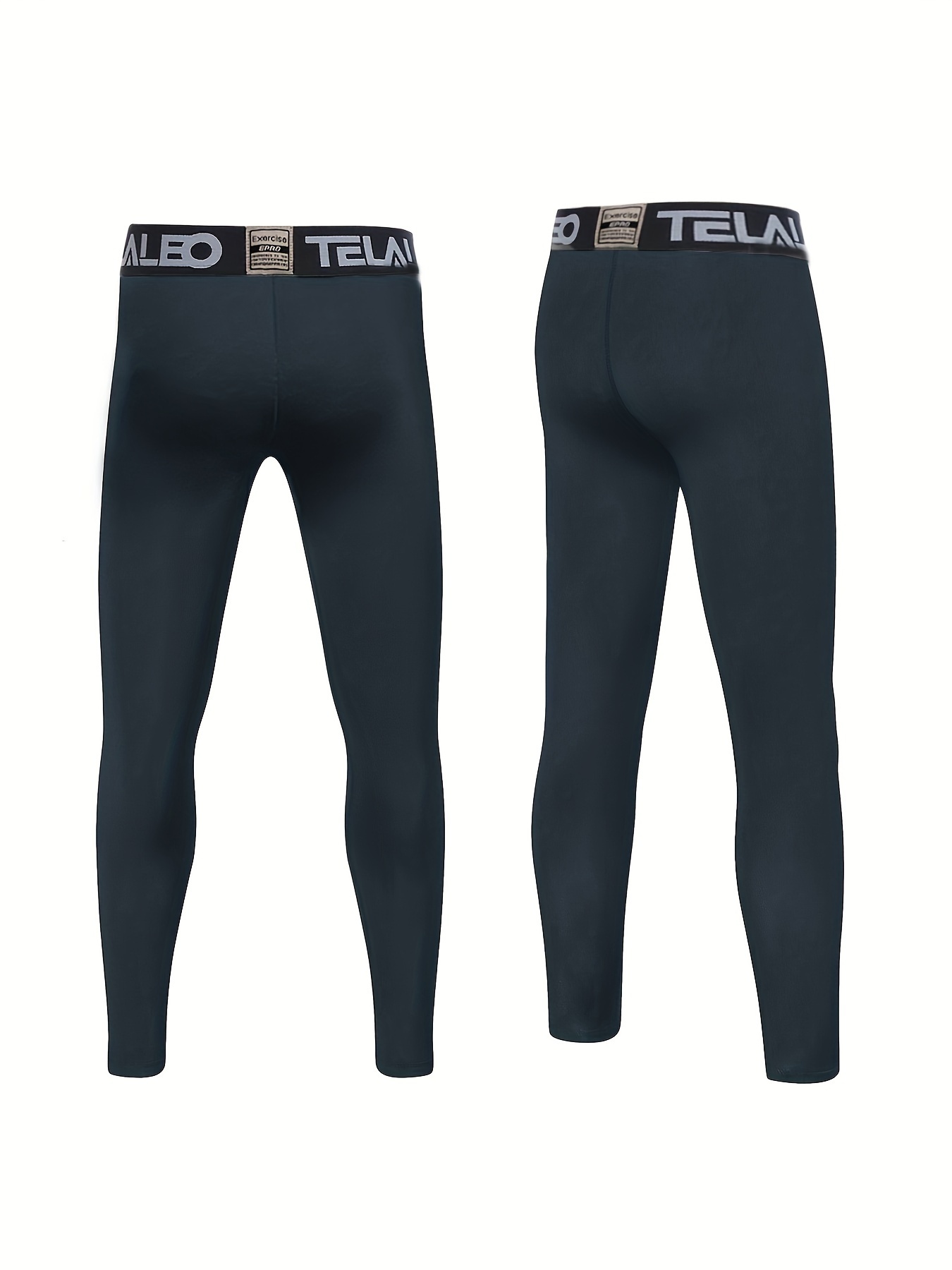  TELALEO 4 Pack Boys' Youth Compression Leggings Tights
