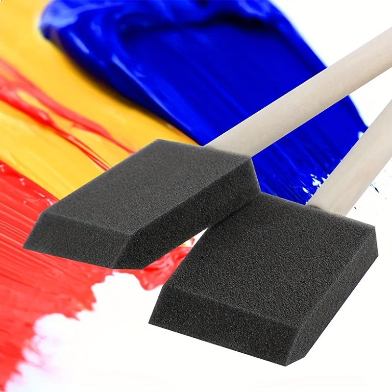Foam Paint Brushes Sponge Brushes Sponge Paint Brush Foam - Temu