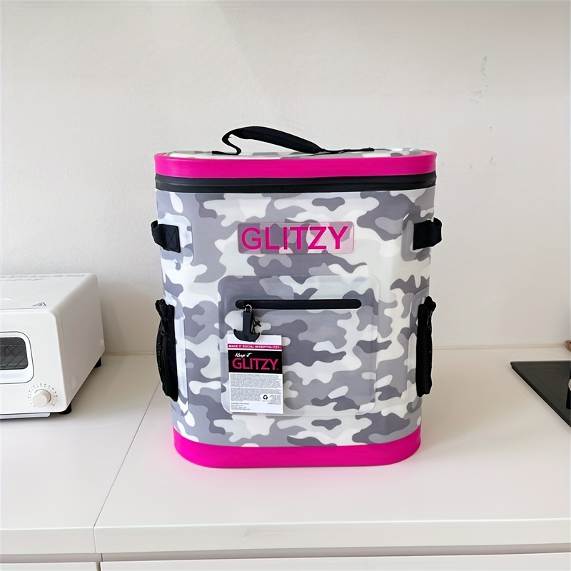 1pc New Style Bubble Grid Insulation Bag Waterproof Picnic Lunch Bag Ice Bag  Large Capacity Lunch Box Bag For Camping Picnic Beach Essential For  Teenagers And Workers At School Classroom Canteen Back