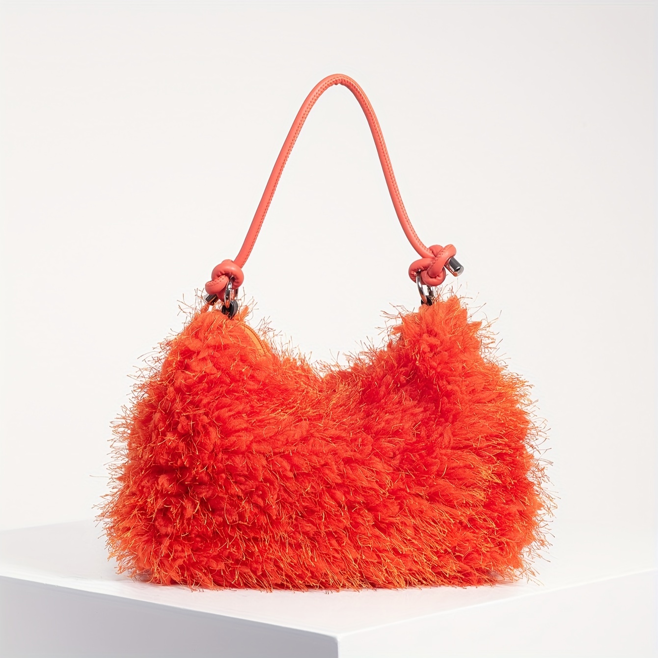 River island clearance mongolian fur bag