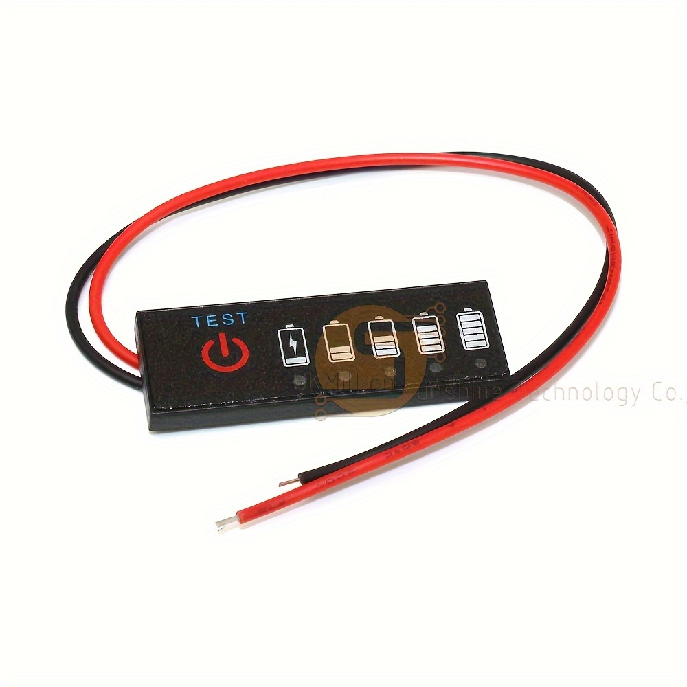 

12v Lithium Battery Pack Percentage Indicator Board 1-7s Battery Capacity Display Reverse Polarity Protection