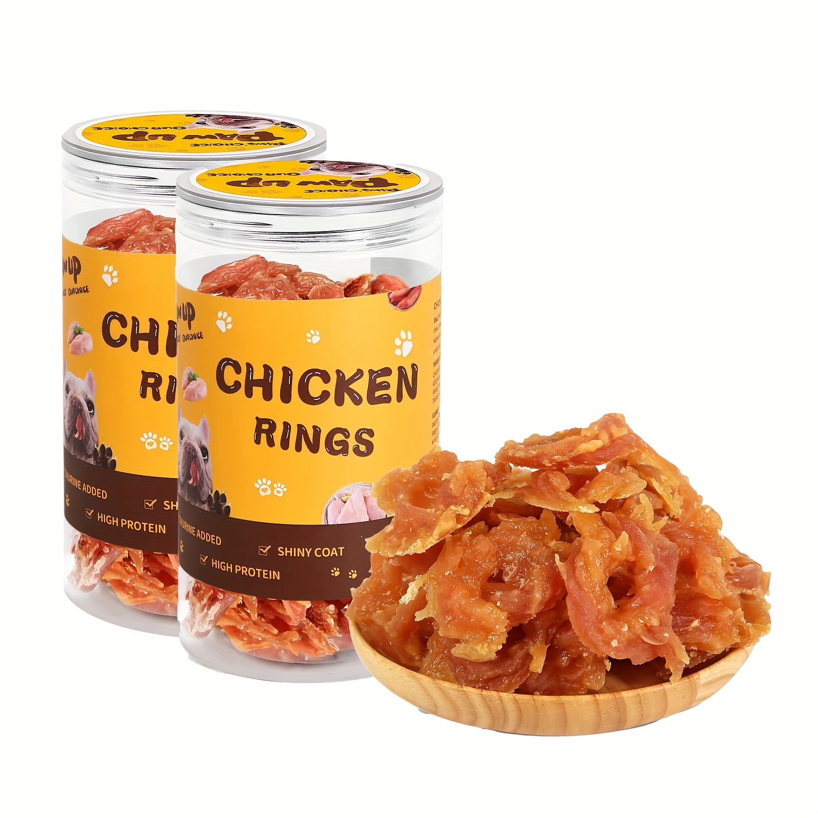 TEMU Pawup Chicken Jerky Dog Treats, Natural W/ , Dog Training Treats, 12.5oz