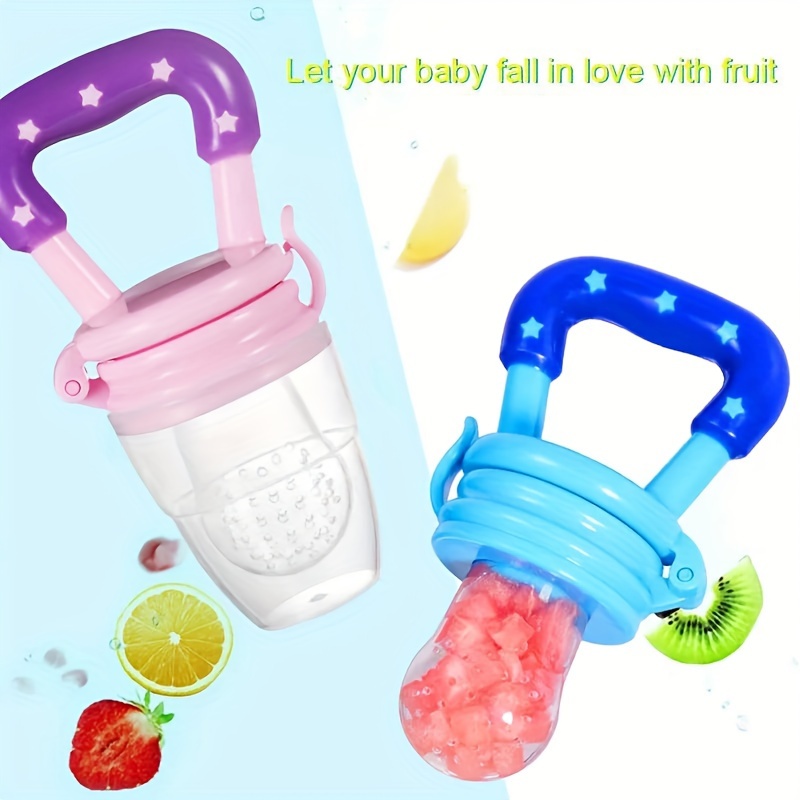 Chupete de silicona para la dentición del bebé, alimentador de comida para  bebé, lindo chupete alimentador de frutas para bebé, chupete alimentador de