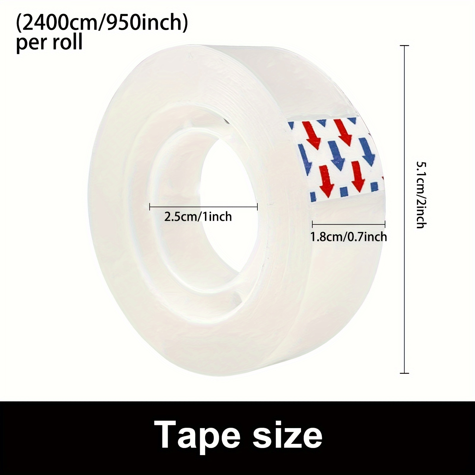 Clear Transparent Tape Refills All purpose Gift Wrapping - Temu
