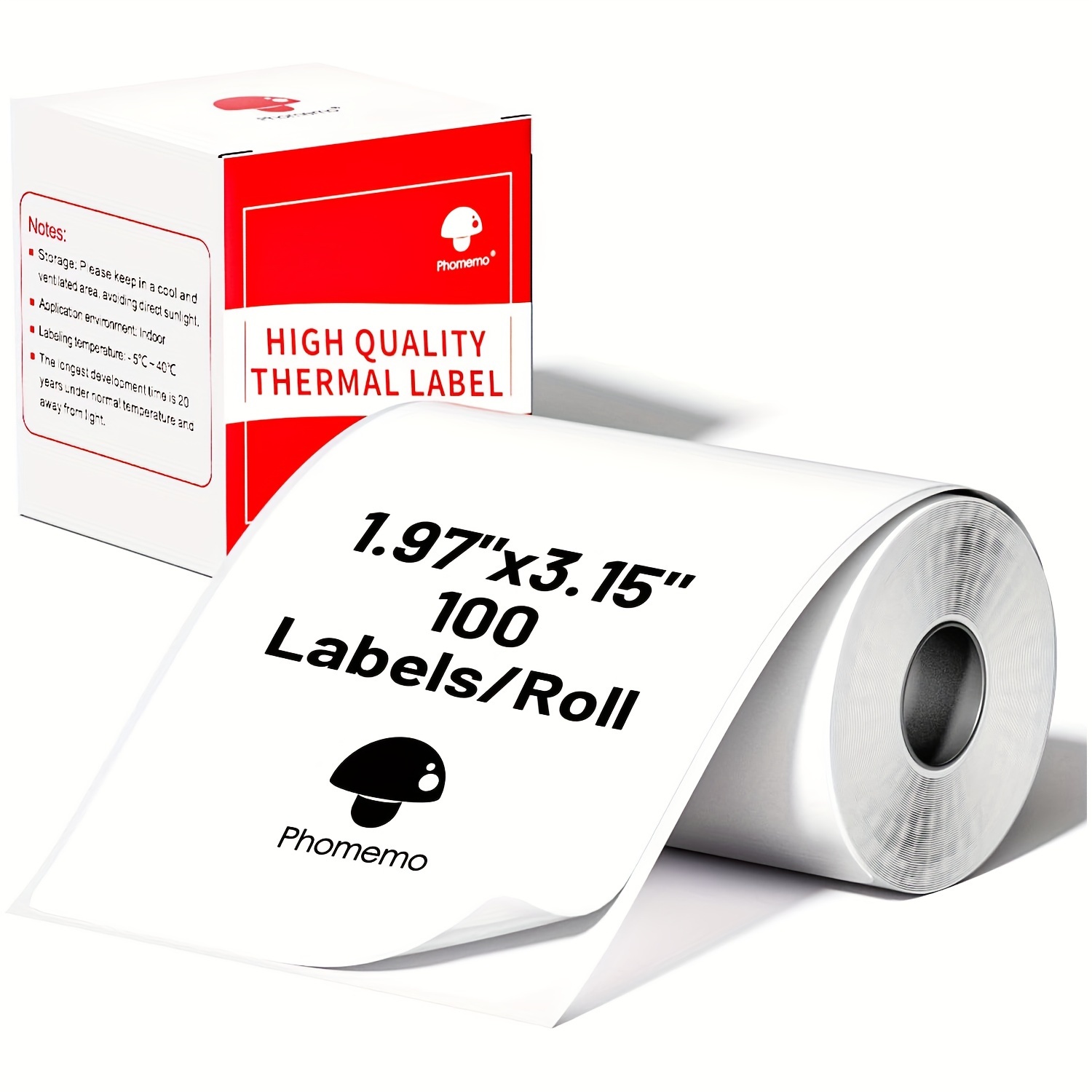 Phomemo M110 Printer Labels Self adhesive Direct Thermal - Temu
