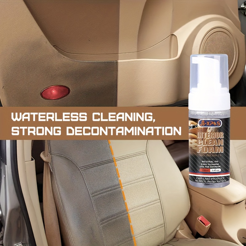 Car Interior Fabric Flannel Leather Cleaning Retreading - Temu