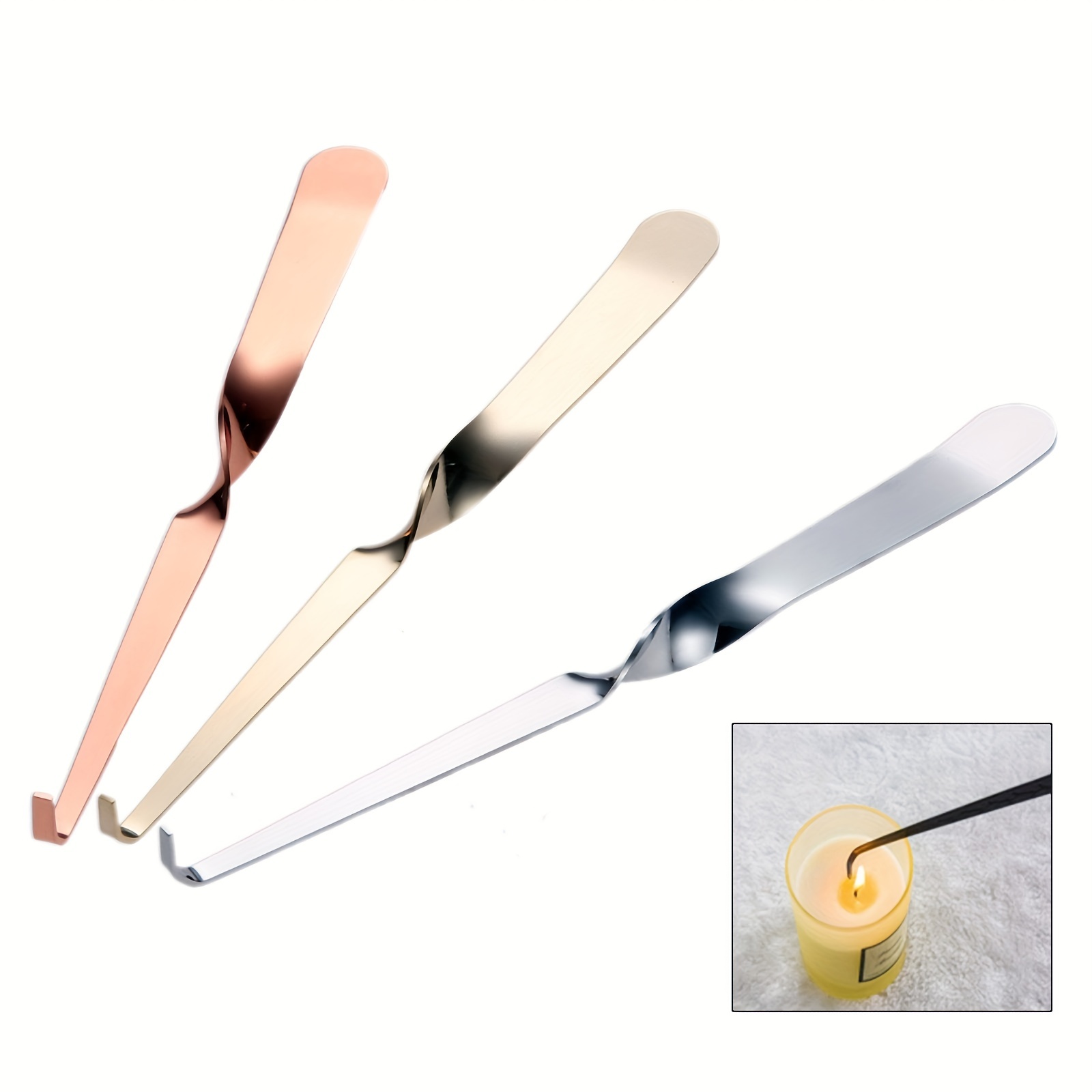 Household Stainless Steel Candle Hook Scented Candle Wick - Temu