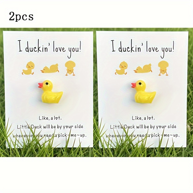  25 Sets Colorful Duck Pins with You're Ducking Great