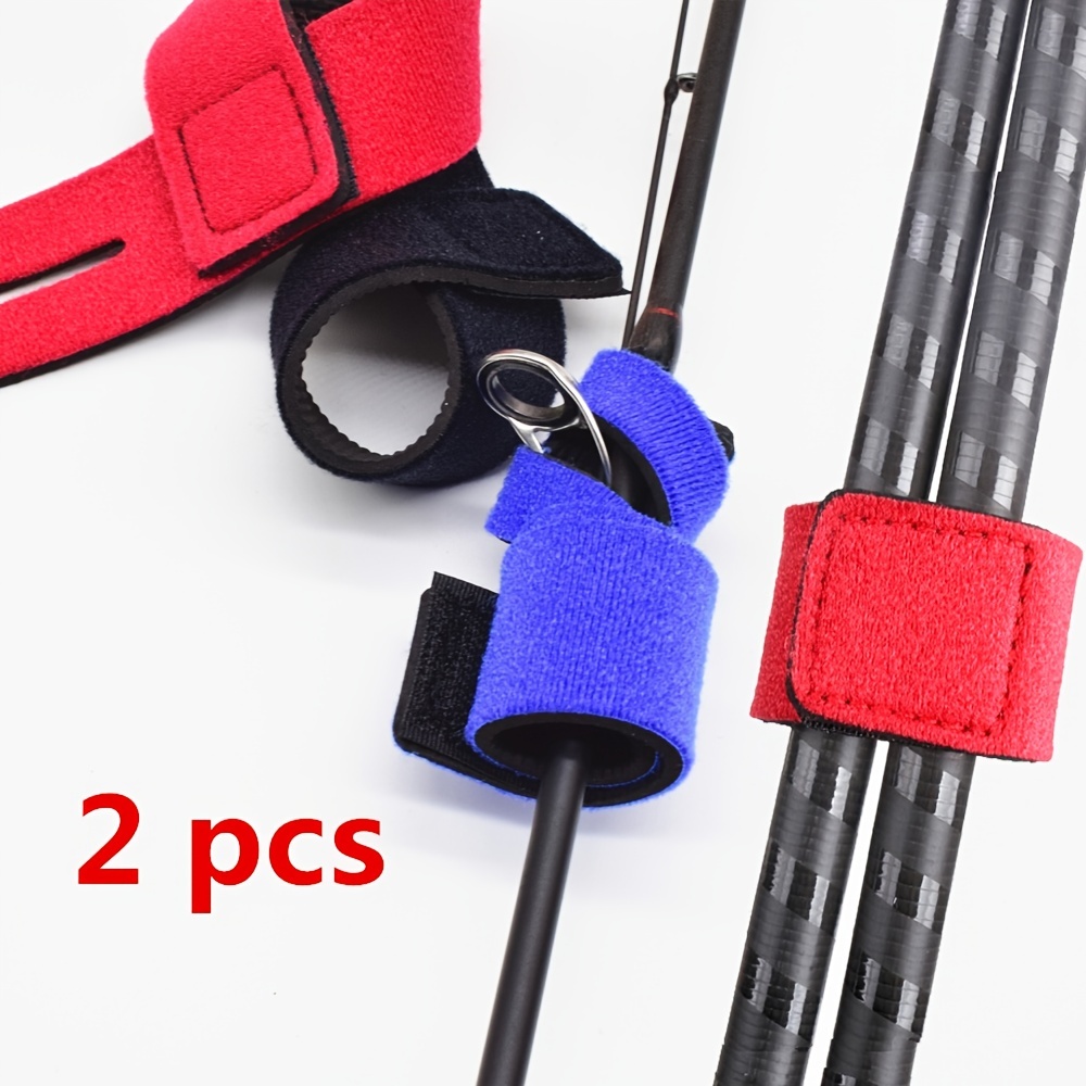 Elastic Fishing Rod Tie Strap Guide Ring Holder Flexible - Temu