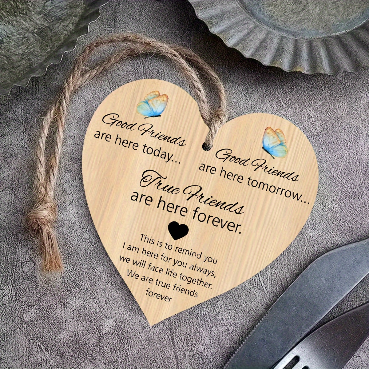 Wooden Heart Magnets