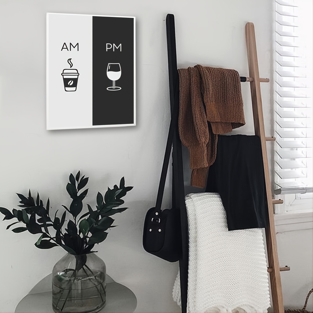 Black White Wall Decor Painting Poster Home Office Canvas Temu Australia