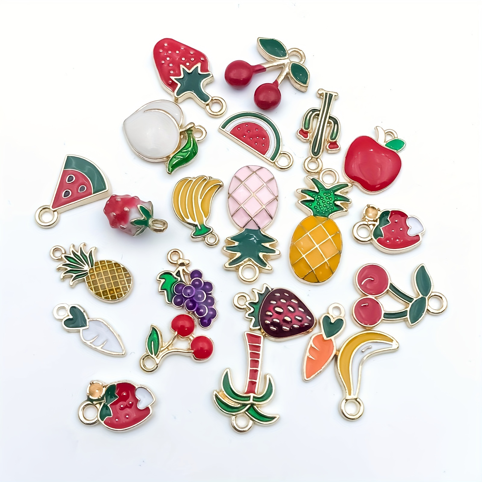 Set 2 collares de frutas y flores