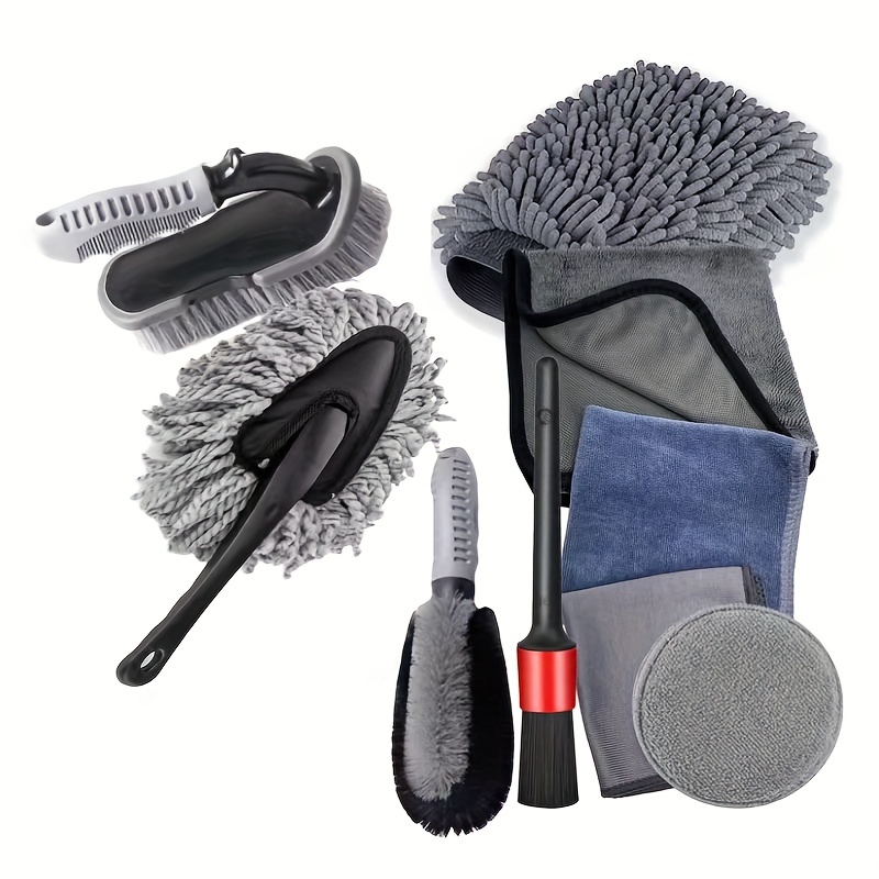 Kit d'outils de nettoyage de voiture, kit de lavage pour détailler