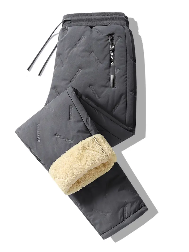 Acheter Pantalon de jogging thermique d'hiver doublé en polaire