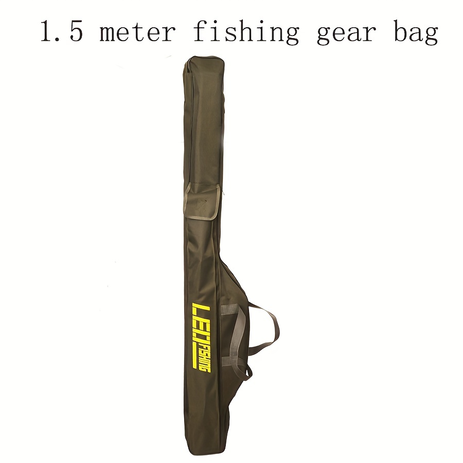 LEO 1M / 1.5M Foldable Multi-purpose Fishing Rod Bag Pouch Holder
