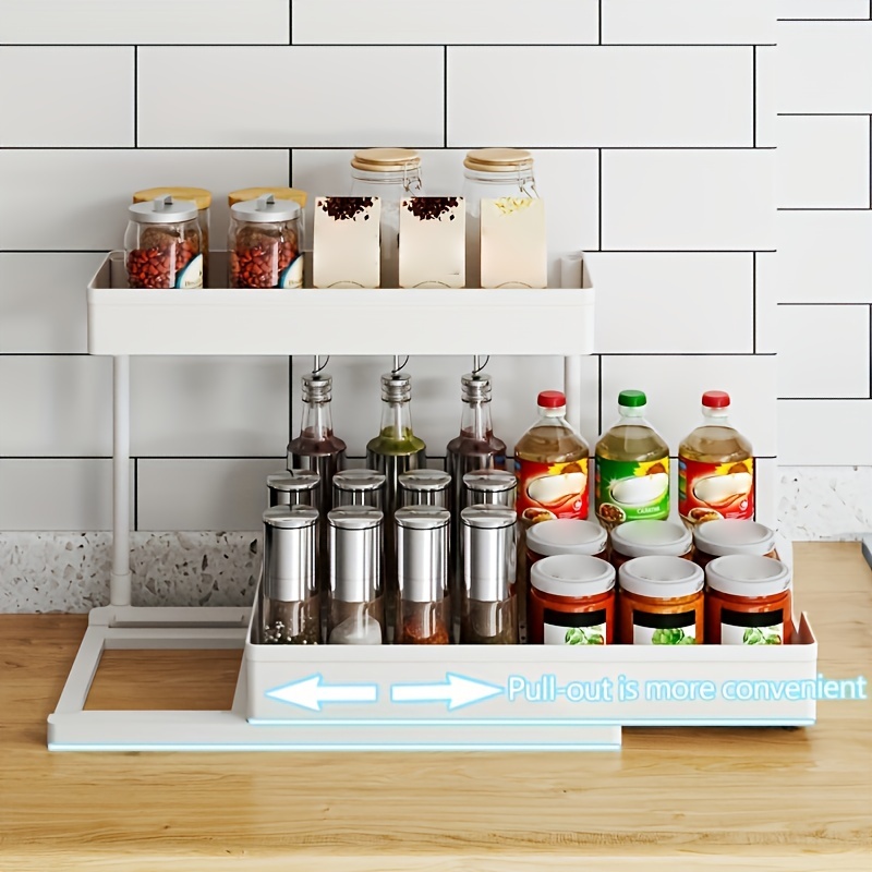 1pc Multi-functional Spice Storage Rack: Keep Your Kitchen Tidy and  Organized with this Seasoning Jar Holder