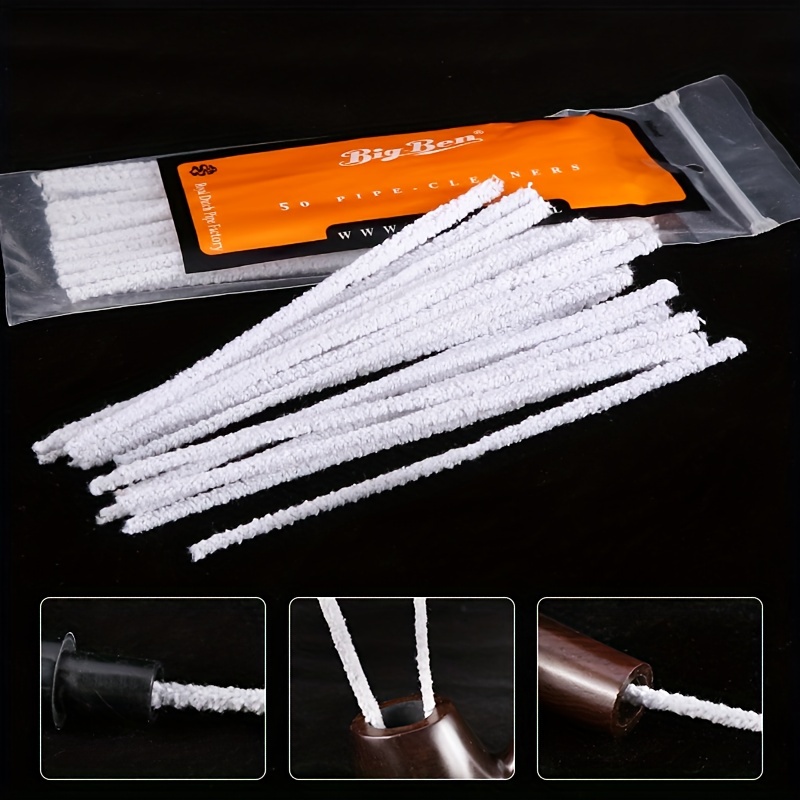 50/100pcs Tobacco Smoking Pipe Cleaner Cleaning Tool Cigarette Accessories