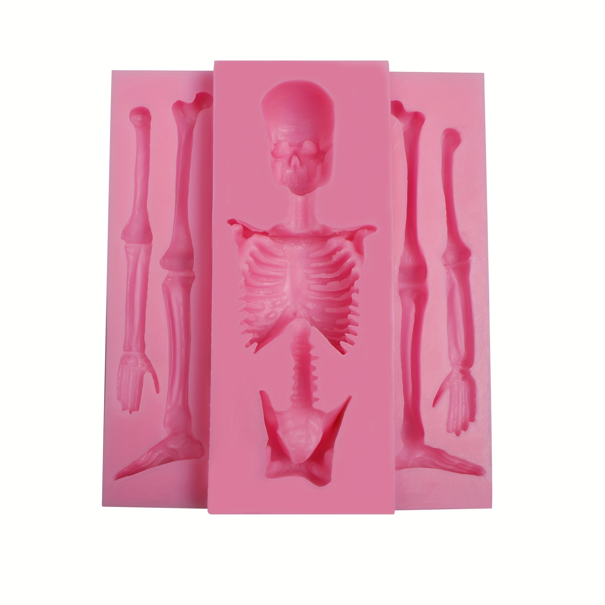 Skeleton Ice Tray Mold Resin Mold For Skull Decorative Cake - Temu