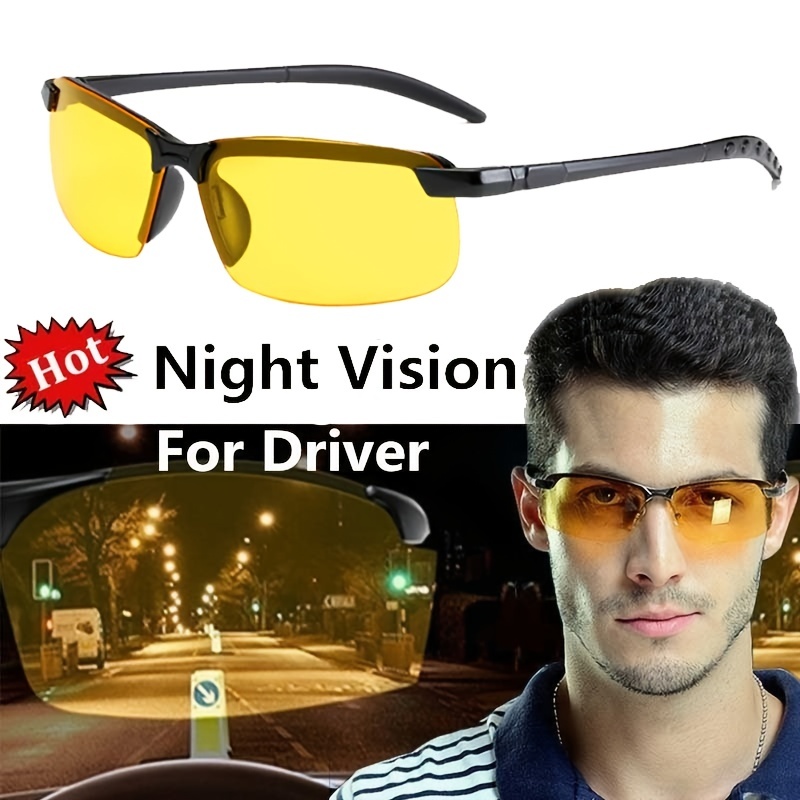 Night Vision Glasses Pc Frame Polarized Sunglasses Outdoor Sport Sun ...