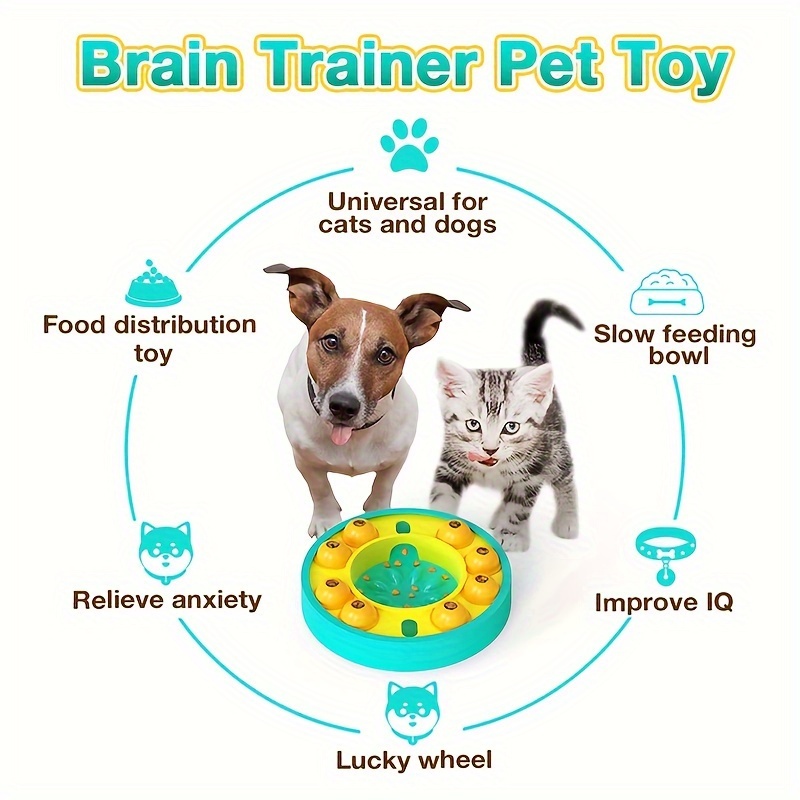 Dog Puzzle Toys IQ & Treat Training Food BRAIN GAME Interactive Puzzle for  DOG