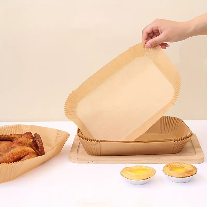 6.3IN Air Fryer Paper Liners Disposable Oven Insert Parchment