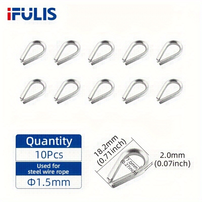 wire fishing line 10pcs 304 stainless