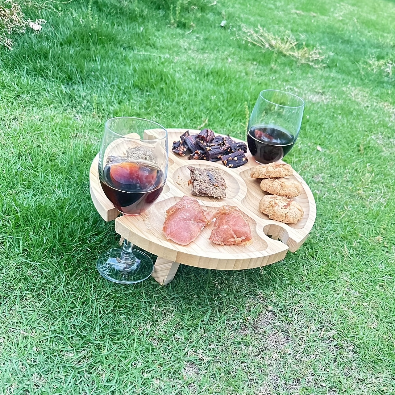 Bed Breakfast Tray Portable Wine Table Portable Foldable - Temu