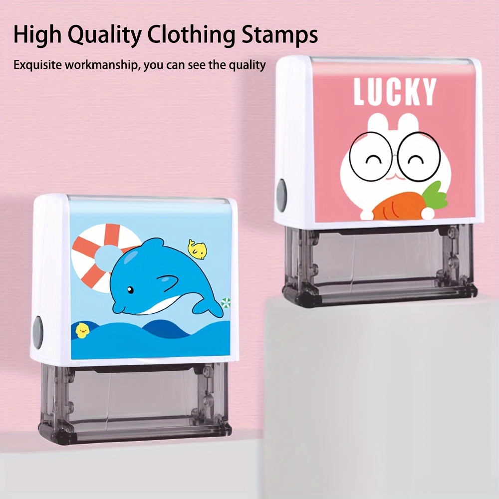 Customized Waterproof Laundry Name Stamp Personalized Clothing