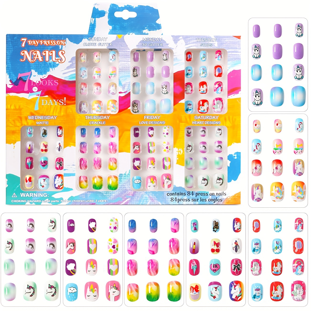 Set Smalti Per Unghie Per Ragazze Dai 3 Ai 12 Anni, Kit Per Nail Art Ad  Asciugatura Rapida Con Asciuga Unghie, Regali Di Compleanno Per Nail Studio, Spedizione Gratuita, Resi Gratuiti