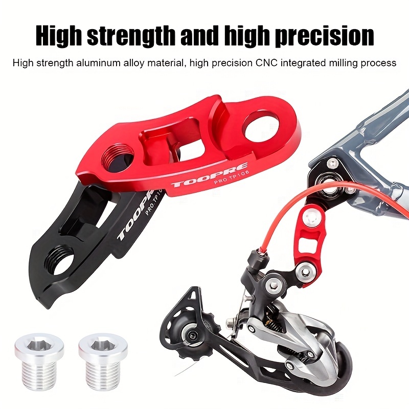 Bicycle Rear Derailleur Hanger Extension Extender, Aluminum Road Bike Mtb  Cycling Frame Gear Tail Hook Extender - Temu