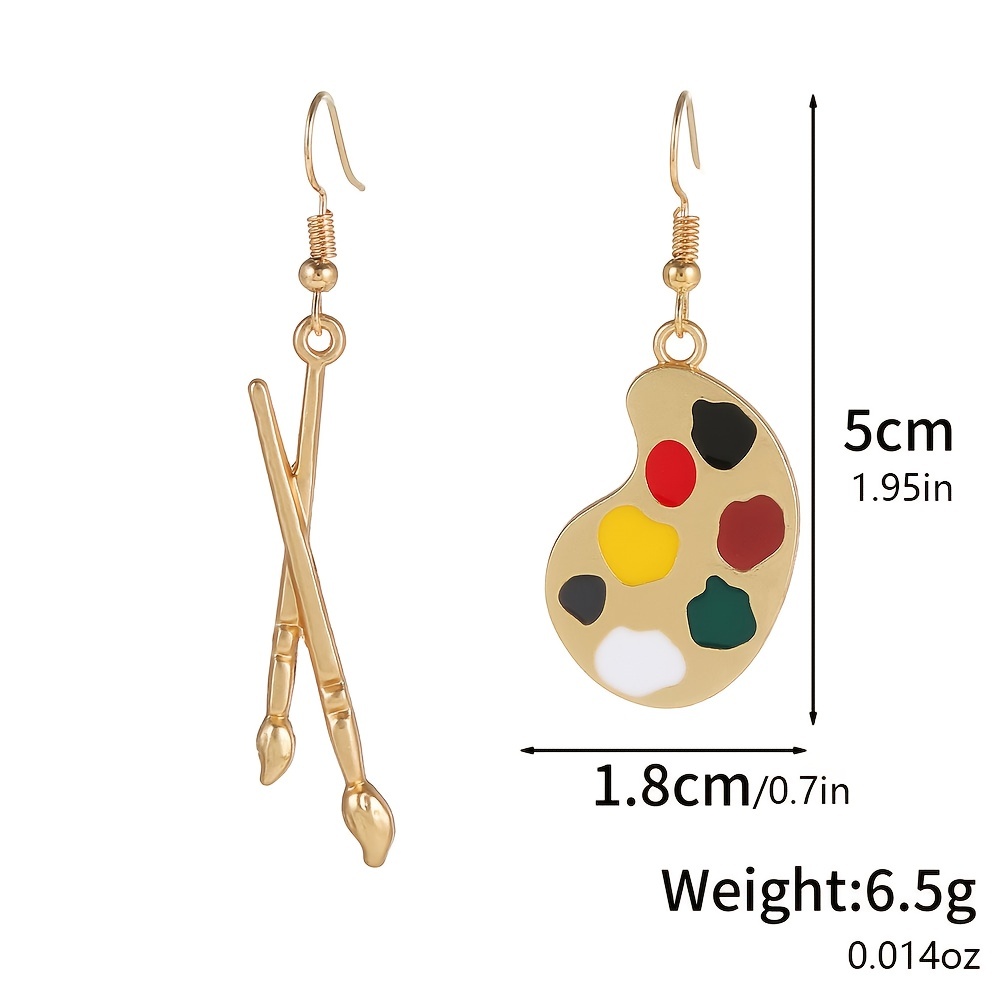 Bee Flower Rhinestones Drop Earrings