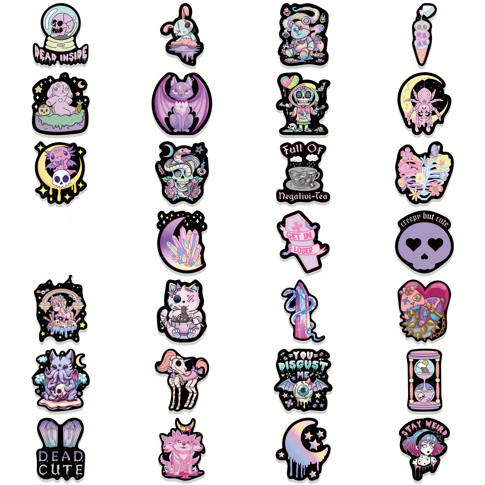 Pastel Goth Sticker Sheet