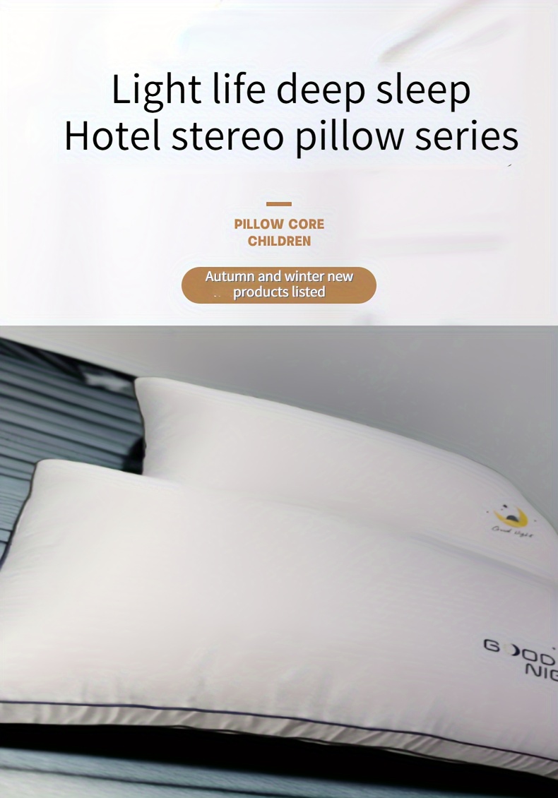 Soft Long Pillows For Sleeping Fluffy Fiber Filled - Temu