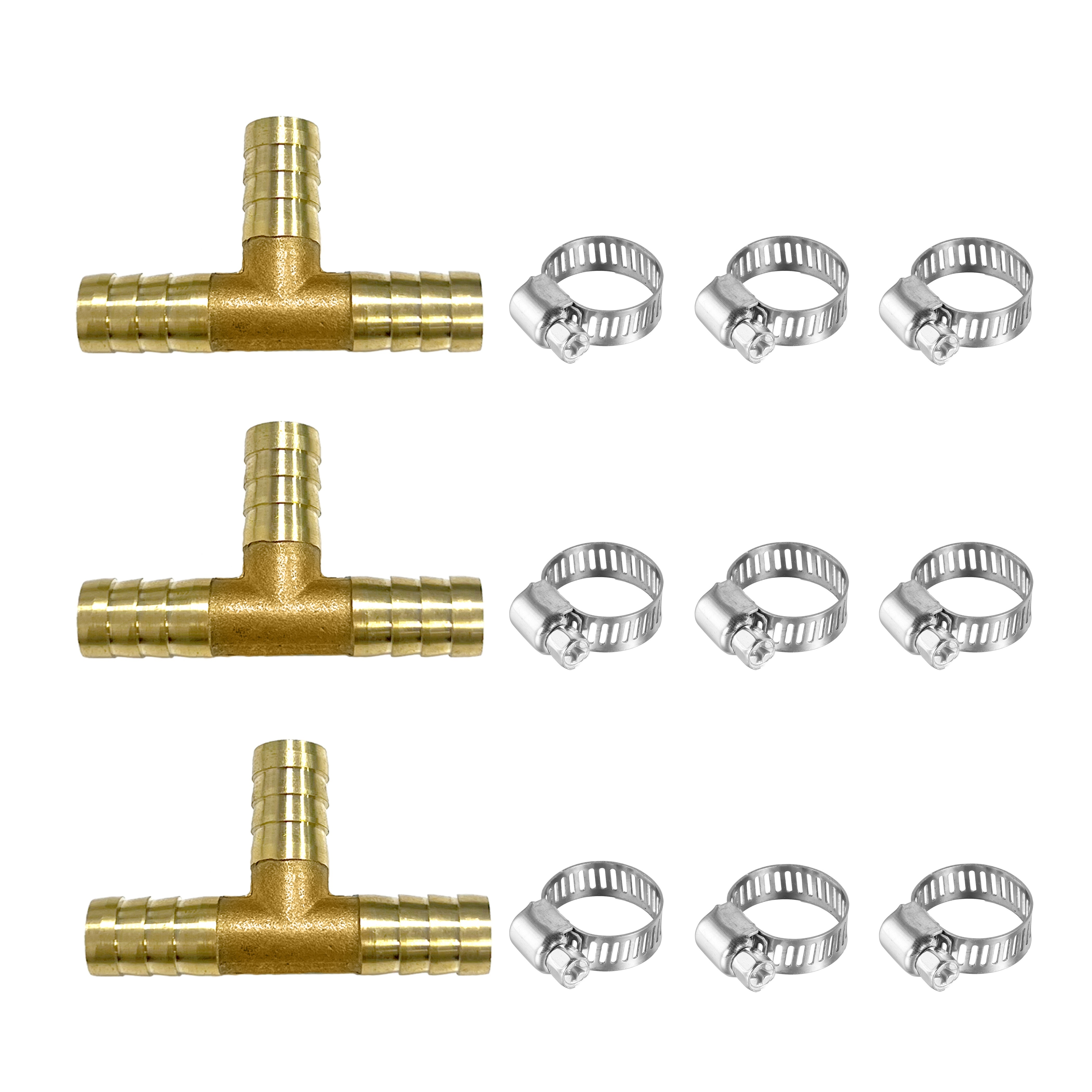 T style Tee Connectors Hose Barb Fitting T Shaped 3 Way - Temu