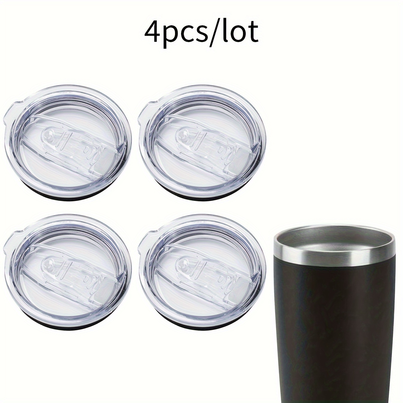 Cup Lids, As Plastic Slider Cup Lids, Splash Proof Replacement Lids Covers  - Temu