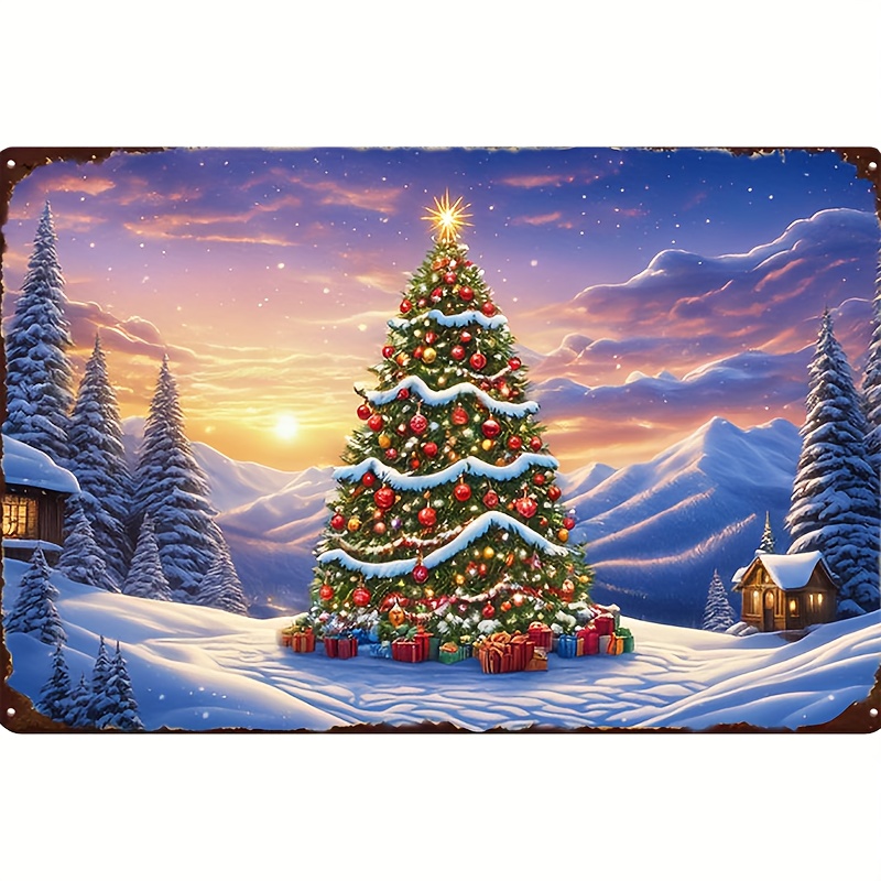 Puzzle Christmas Tree Tin