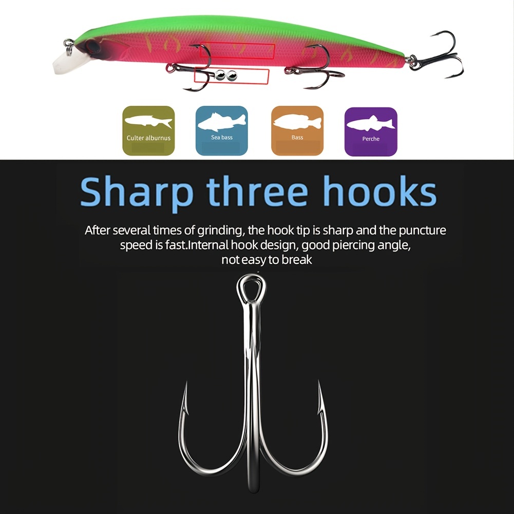 5pcs Tumbler Jig Head Fishing Hooks - Sharp Hooks for Soft Bait Fishing -  3.5g, 5g, 7g, 10g, 14g