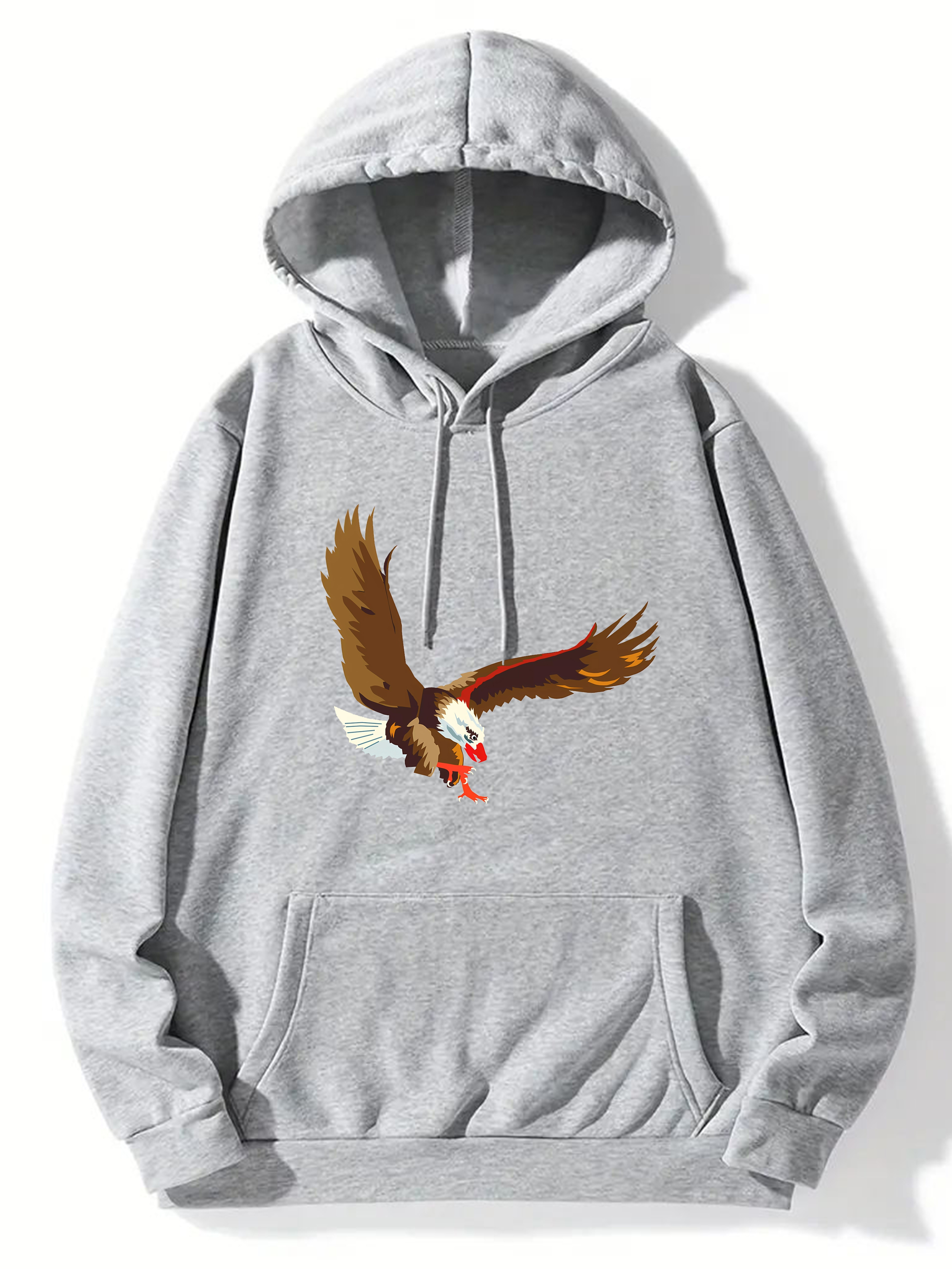 Eagle Animals Graphic Print Hoodie Cool Hoodies Men Men s Temu