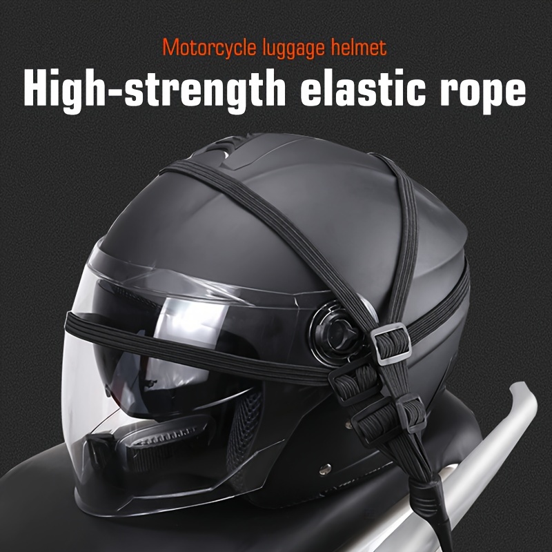 Universal 23.62inch Motorcycle Luggage Strap Moto Helmet Gear Fixed Elastic  Buckle Rope High Strength Stretchable Protection