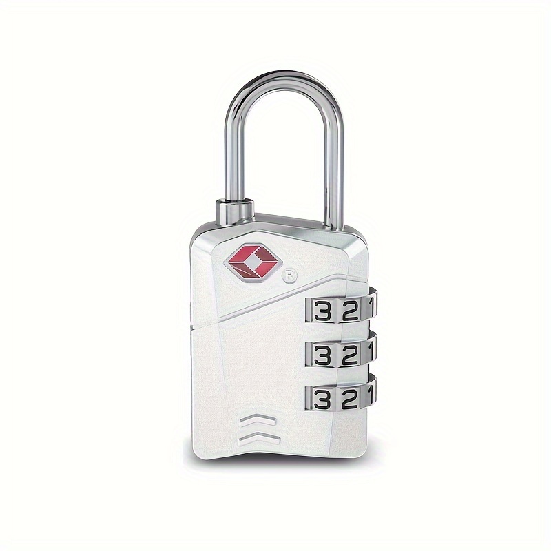 3-digit Tsa335 Customs Combination Padlock, Luggage Locks Suitcase Lock  With Code Safe Lock For Gym Locker Travel Backpacks Password Lock Various  Colors Tsa Approved Locks For Gym, Cabinet, Suitcase, Drawer Baggage,  Backpack