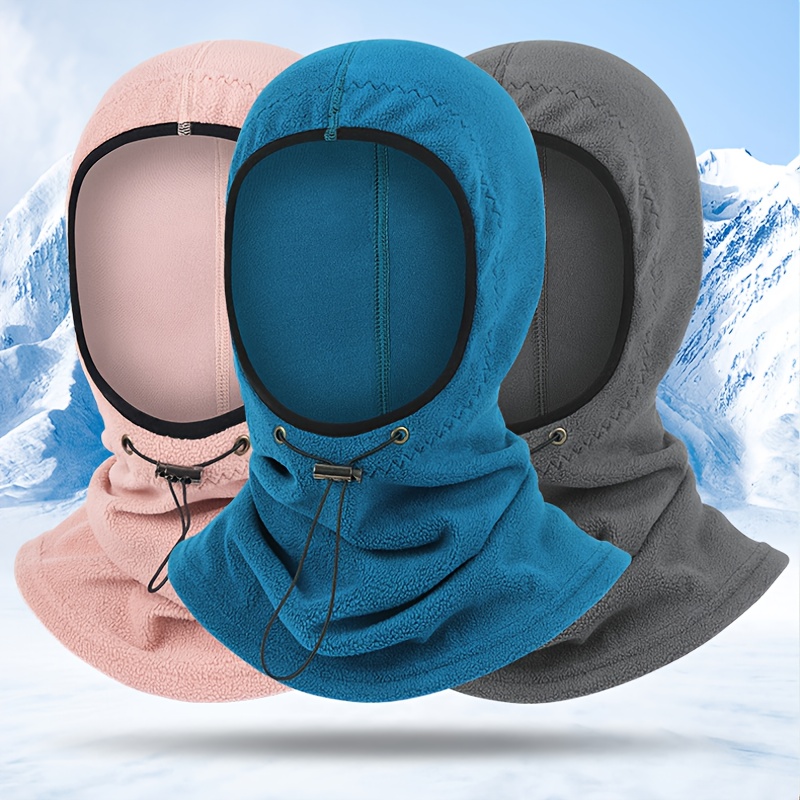 OXINO Écharpe à Capuchon  Chapeau et écharpe épais imperméables et  Coupe-Vent - Cosy Fashion Winter Hood Protection auditive pour Le Cyclisme  et Le Ski : : Mode