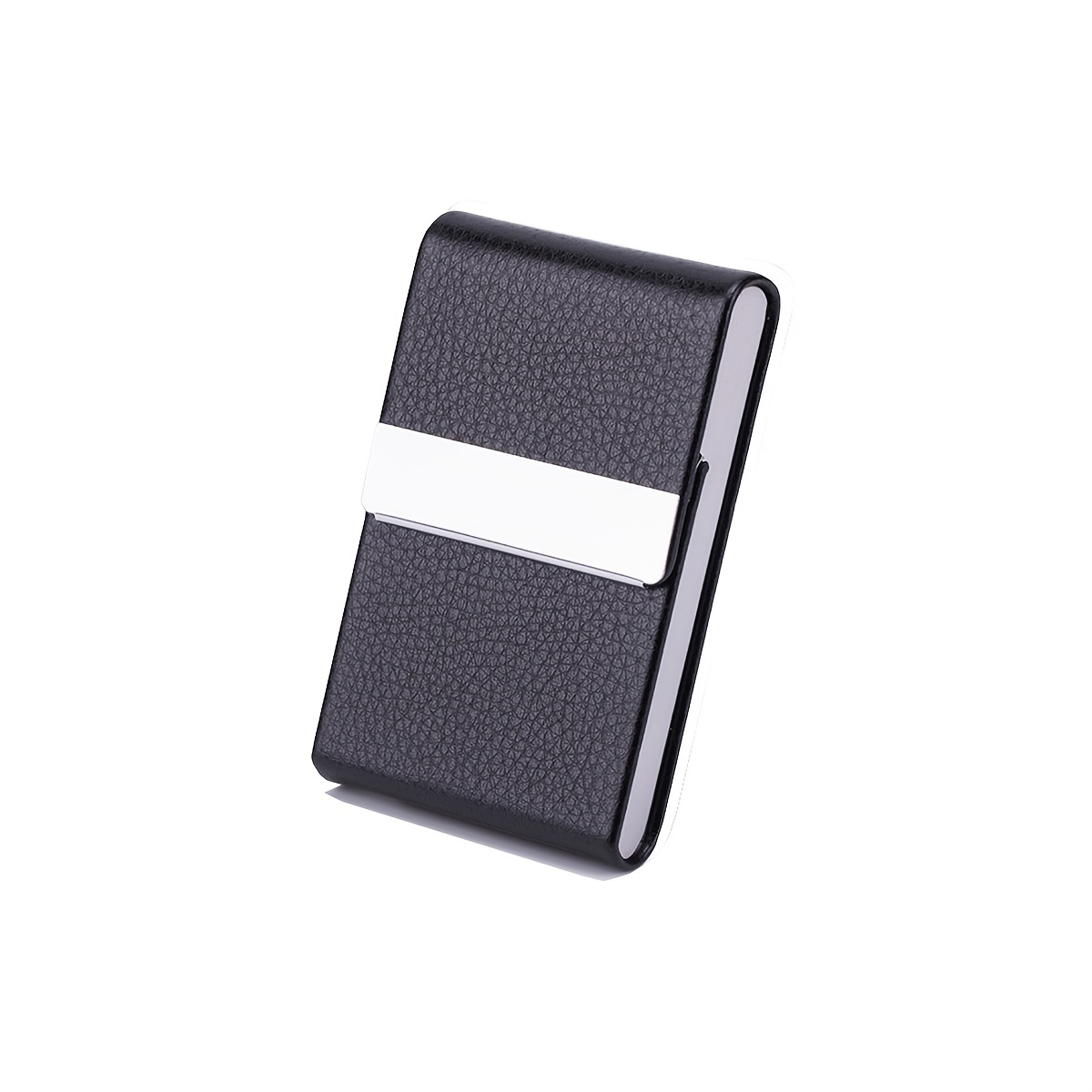 Pocket Aluminum Steel & Metal Business Card Holder Case ID Credit Wallet  Silver