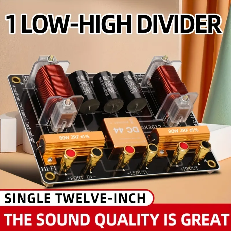 One High, One Bass, Two Frequency Dividers, Stage High-power Speakers, Commonly Used In And Woofer Frequency Bookshelf Speakers, Hifi Fever, Home Frequency Dividers, Ground Audio Diy, With A Maximum