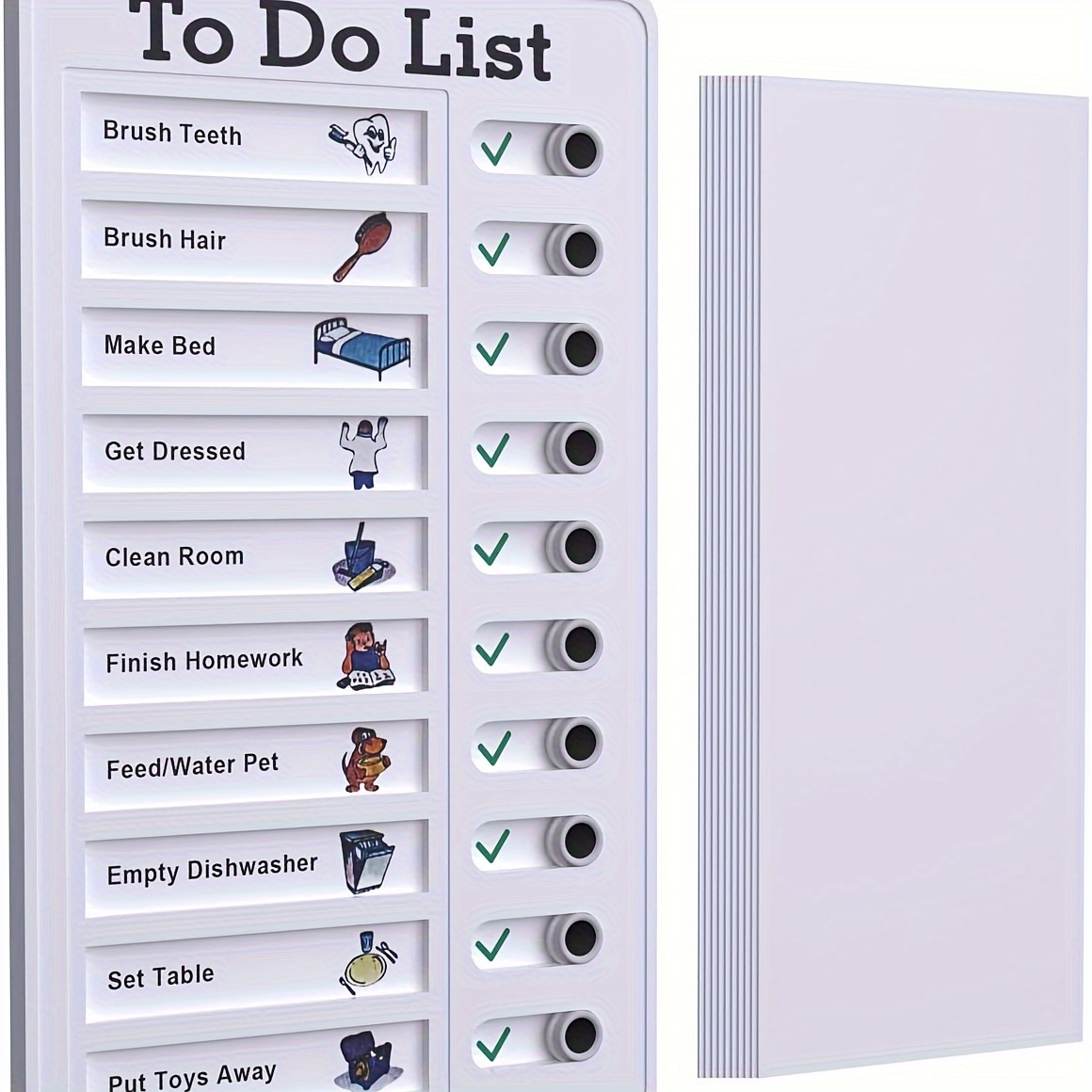 Tableaux de liste de contrôle de temps de rappel tableau de planification  polyvalent tableaux de mémo portables pour enfants – les meilleurs produits  dans la boutique en ligne Joom Geek