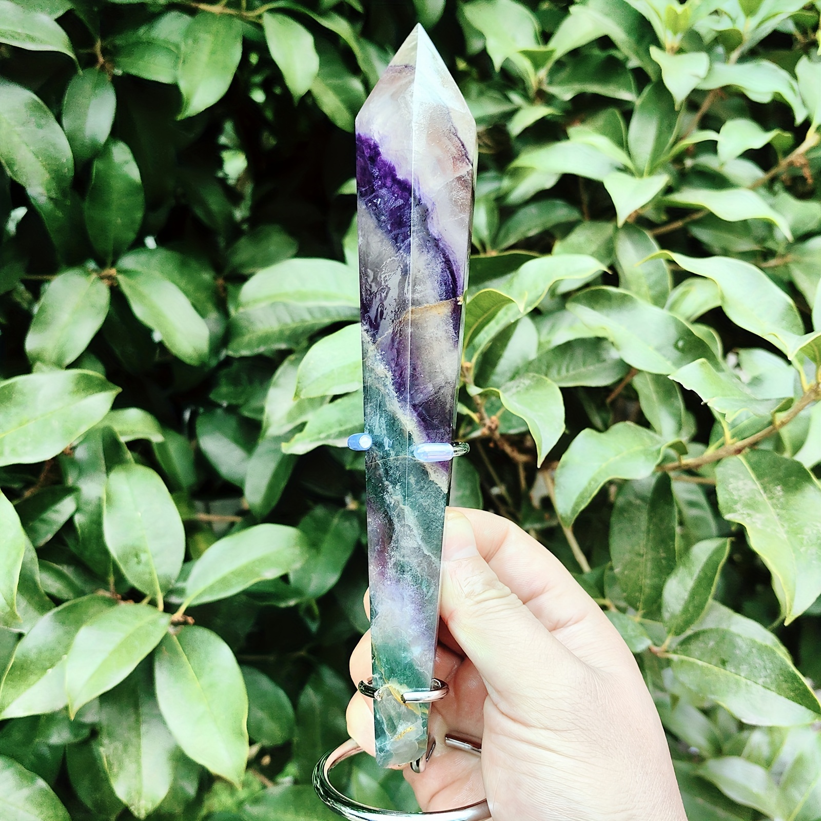 Colorful Fluorite Scepter Base Magic Scepter Energy Scepter - Temu ...