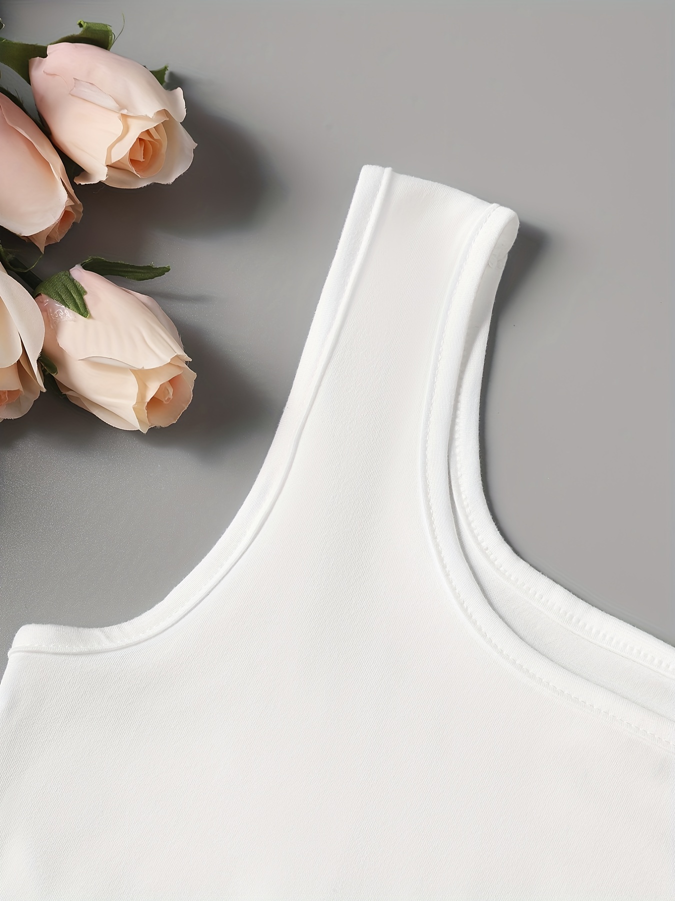 Floret Cotton Camisole (Pack of 2) - White
