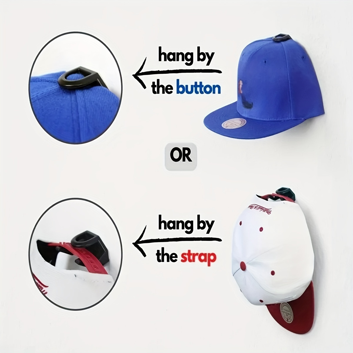 Baseball Hat Hooks 