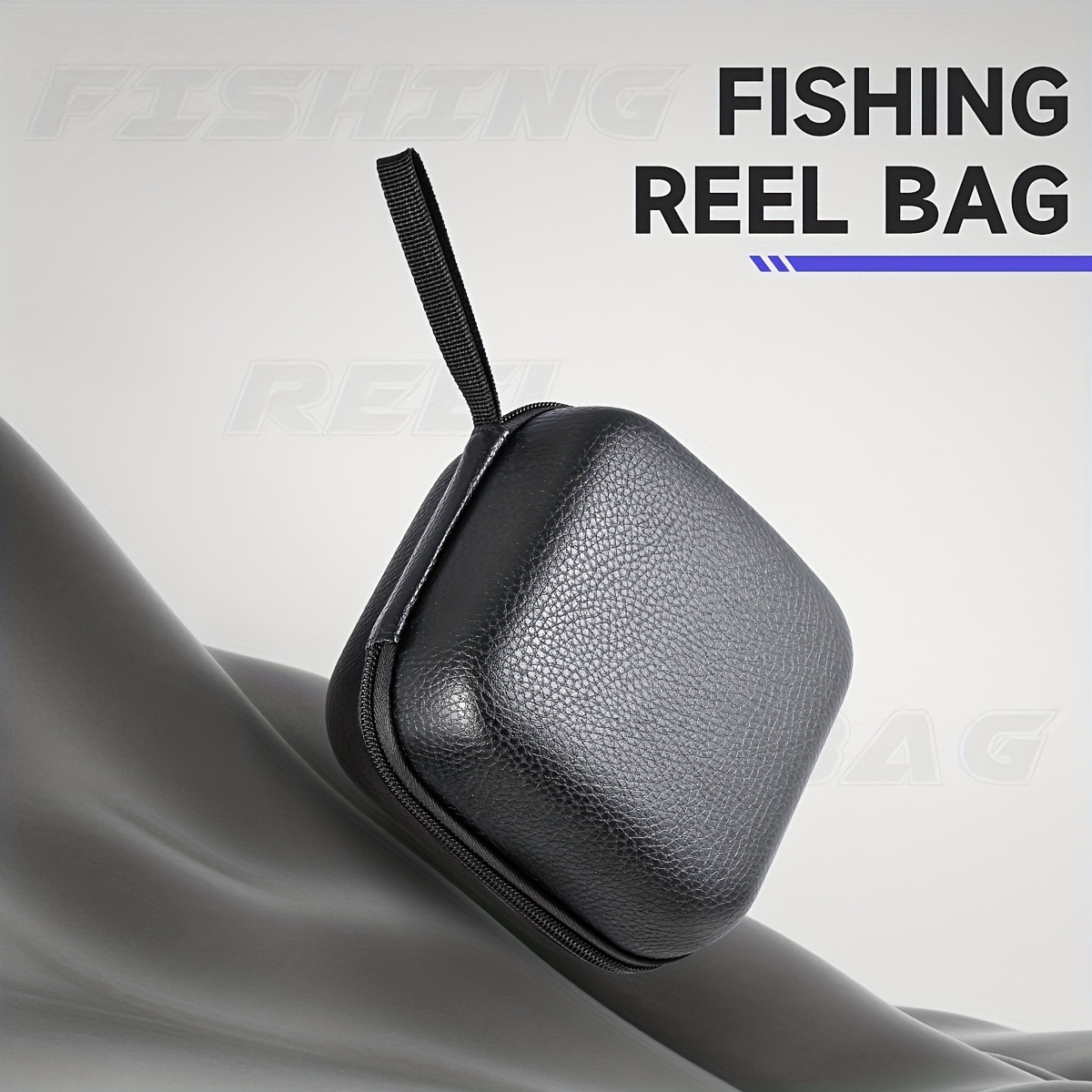 1pcs Black Spinning Fishing Reel Cover Wheel Protective Case Waterproof  Reel Bag Storage